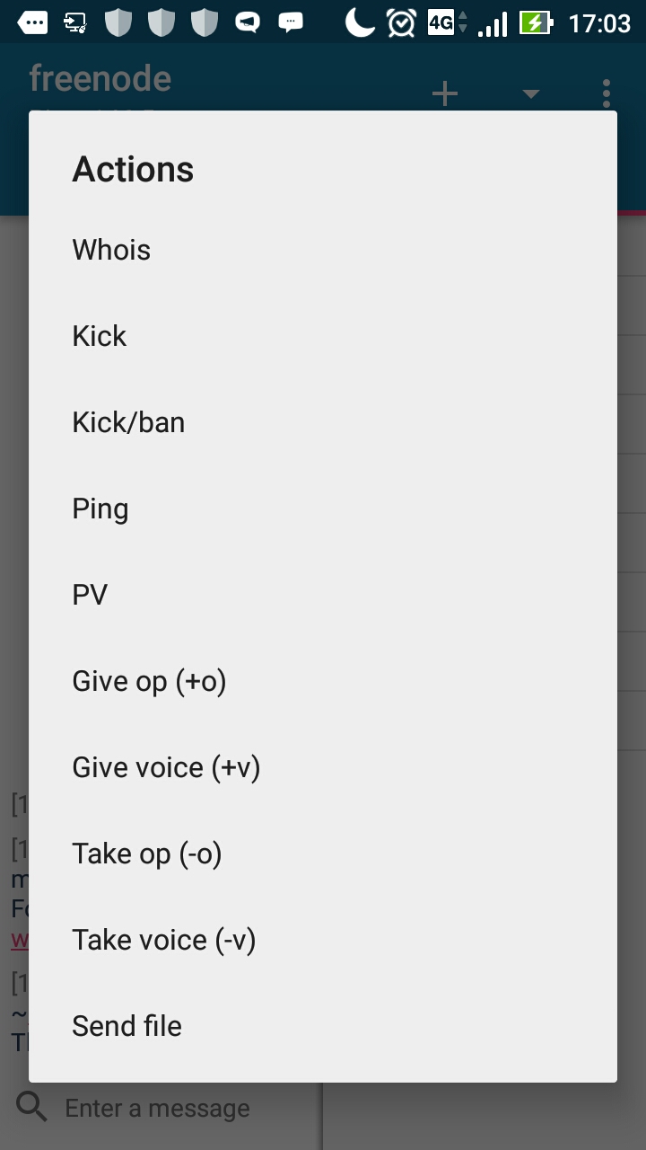 No ignore function