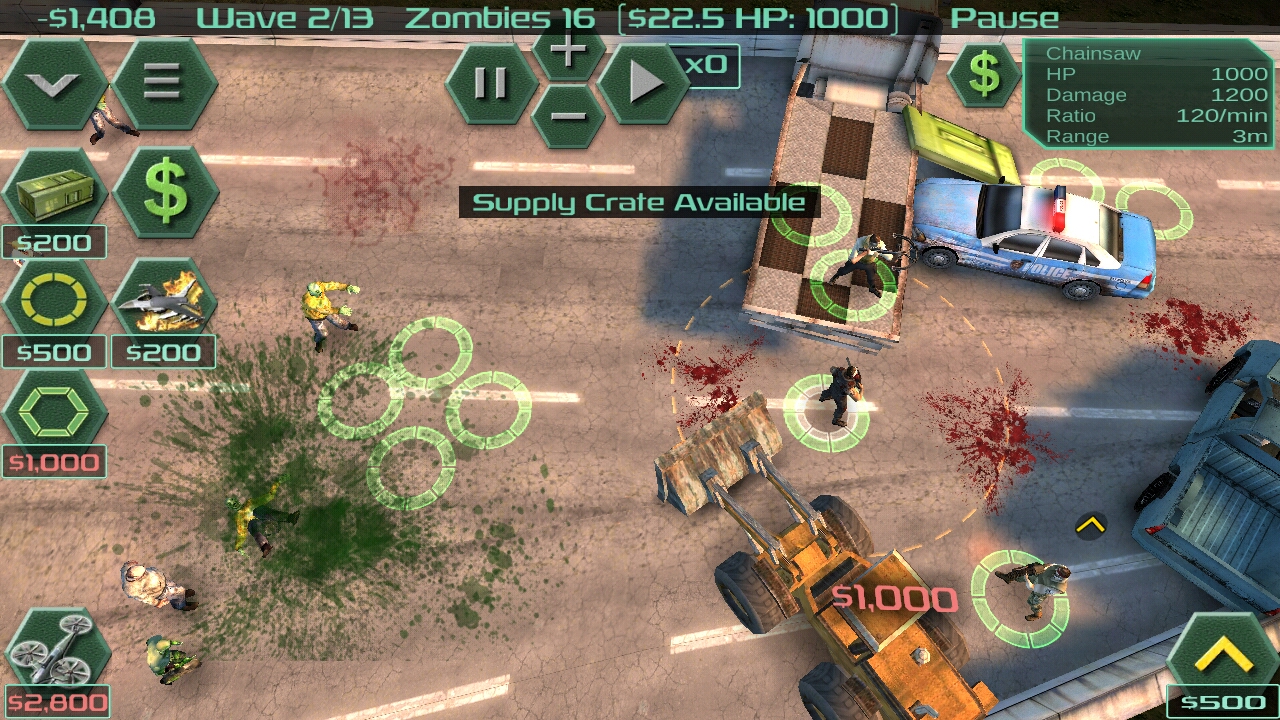 ...and watch the zombies go splat!