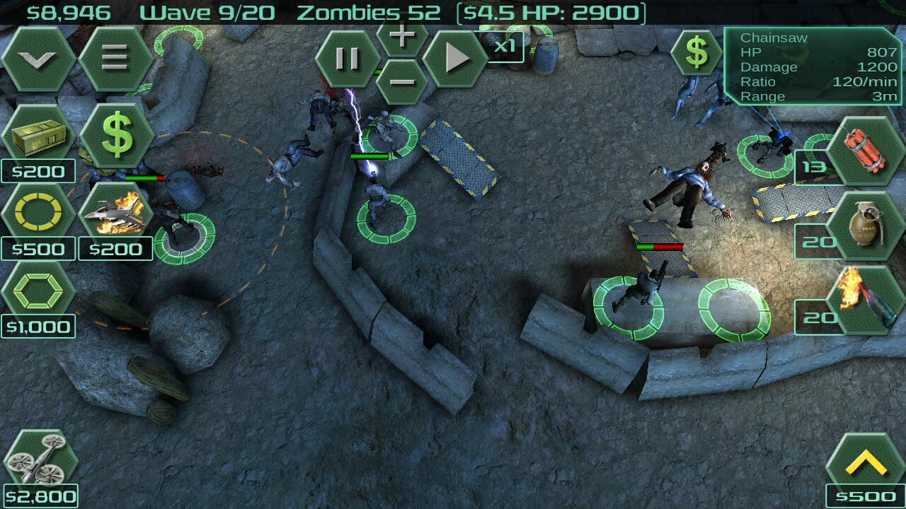 Downing an extra-large zombie boss.