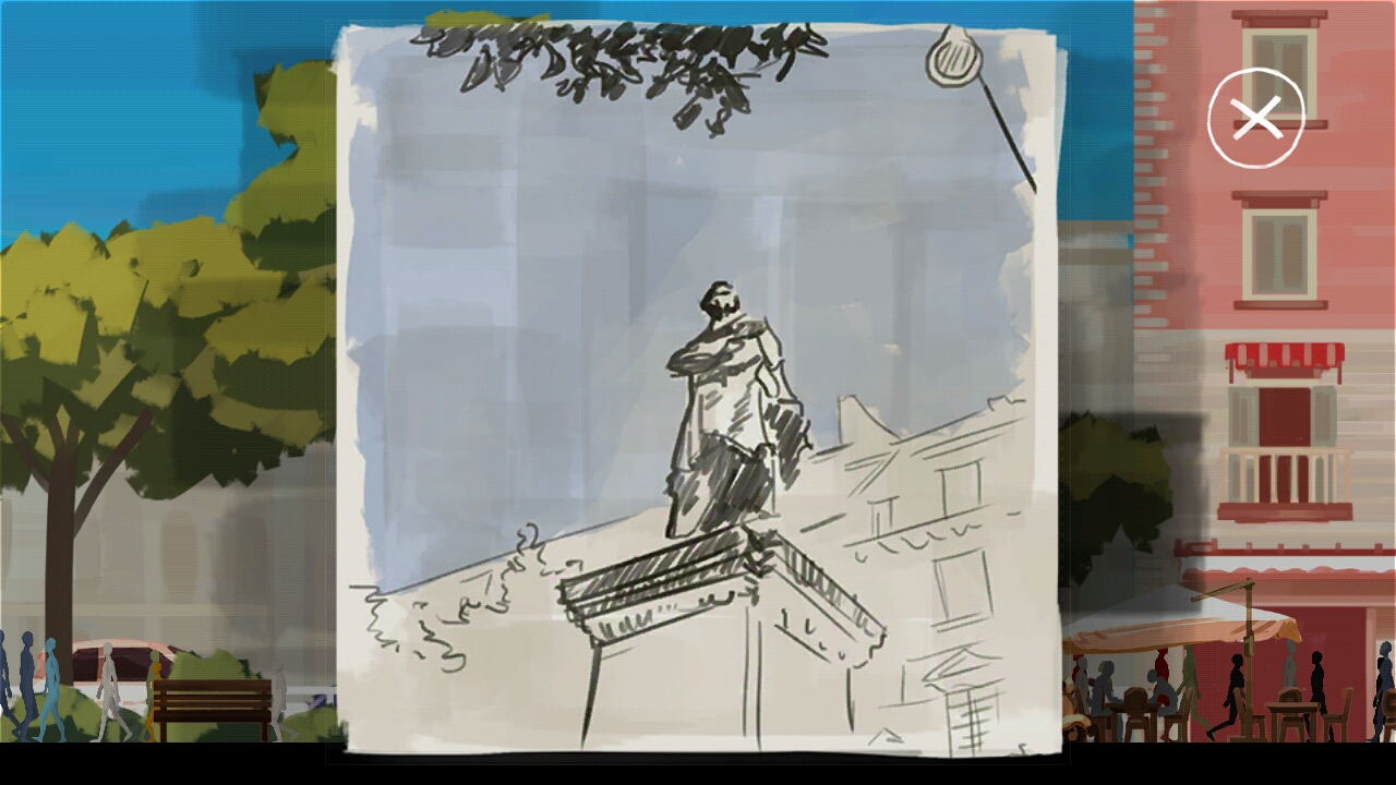 Move left, move right, draw stuff...