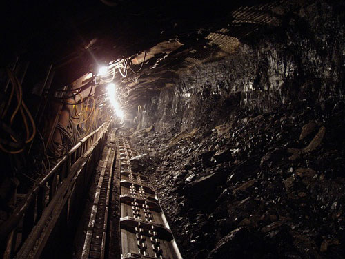 Coal mine.