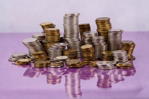 Money can be counted.