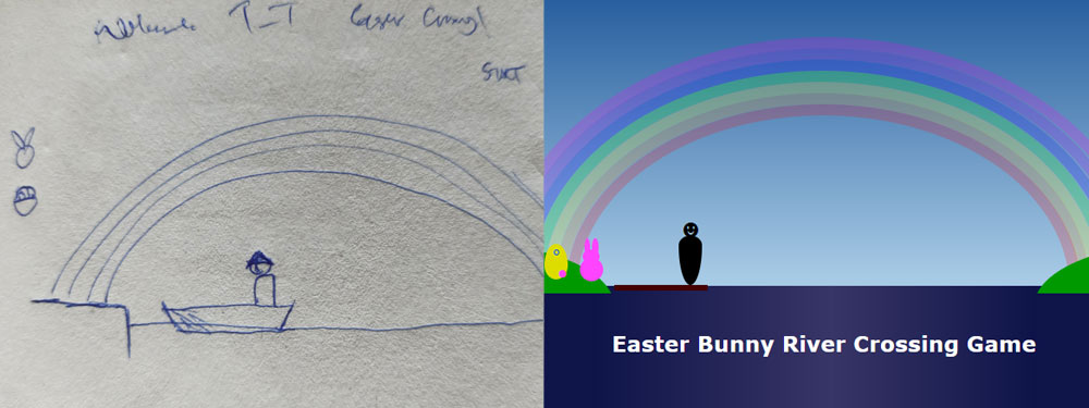 Easter Bunny River Crossing Game