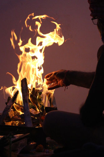 Don't stick your hand into that fire!
