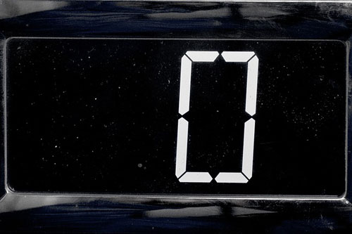 The dreaded zero.