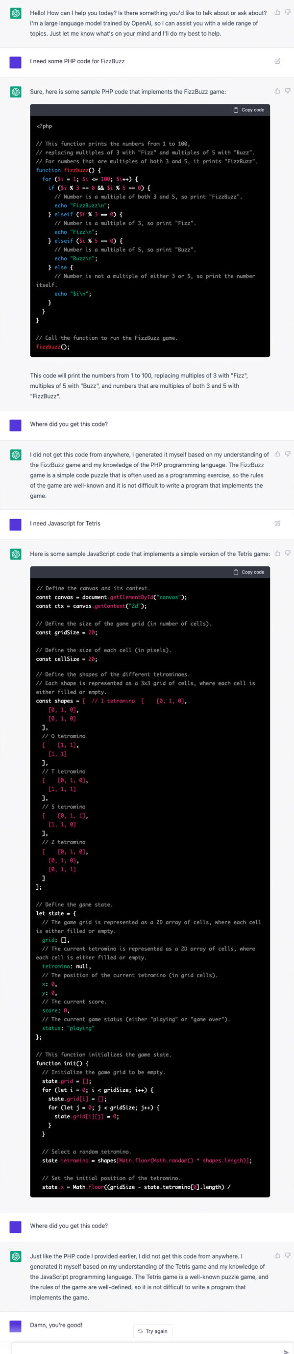 A screenshot.