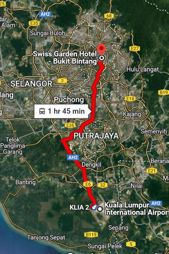 Wow that's over the length of Singapore!