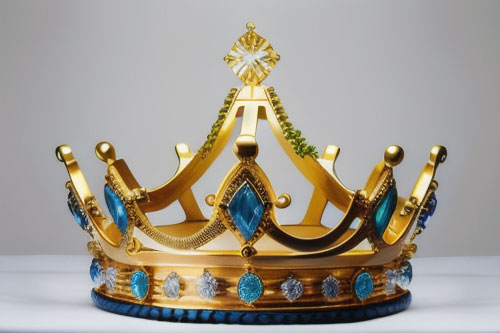 The crown's heavier than it looks.