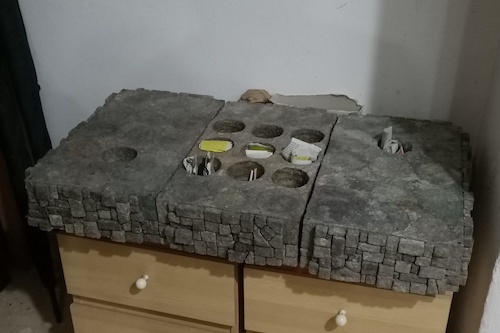 Making a wall.