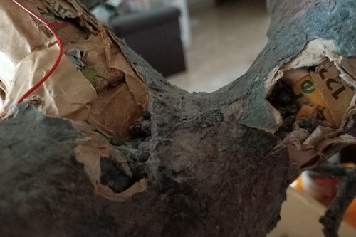 Patching the holes.