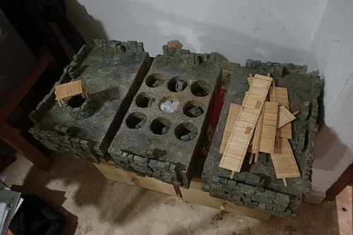 Disassembled.
