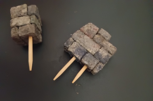 The pins.
