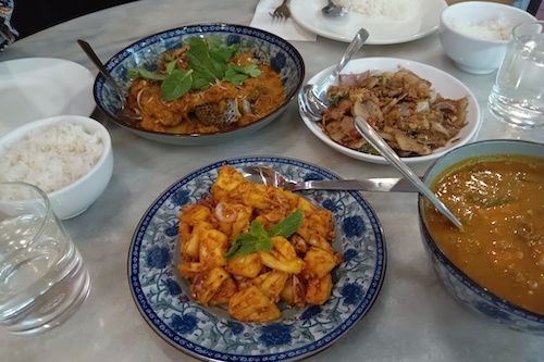 Nyonya dinner.