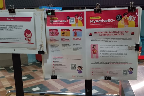 Informational posters.