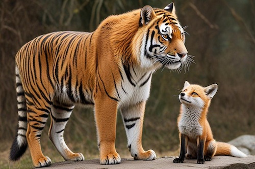 The tiger and the fox.