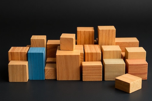 A huge variety of shapes, especially rectangular.