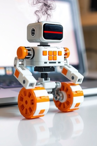 Coding robot malfunction.