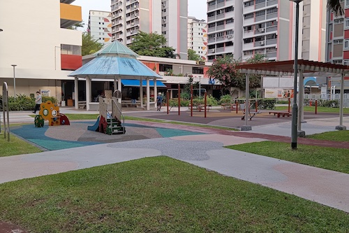 Playground behind Sultan Plaza