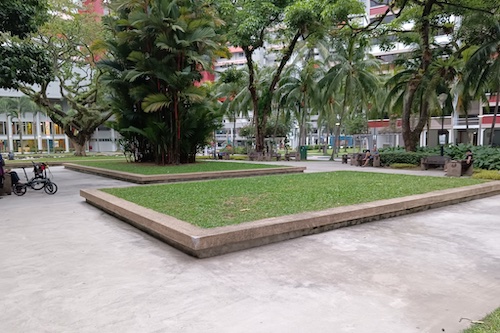 Special little park behind the Textile Center.