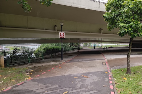 The underpass.