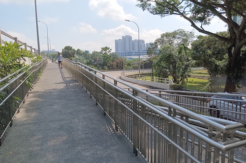 ...and over the Pan Island Expressway
