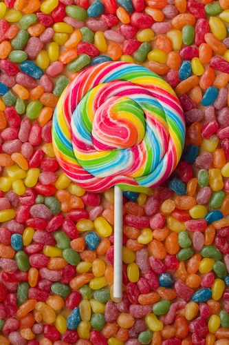 Just like candy.